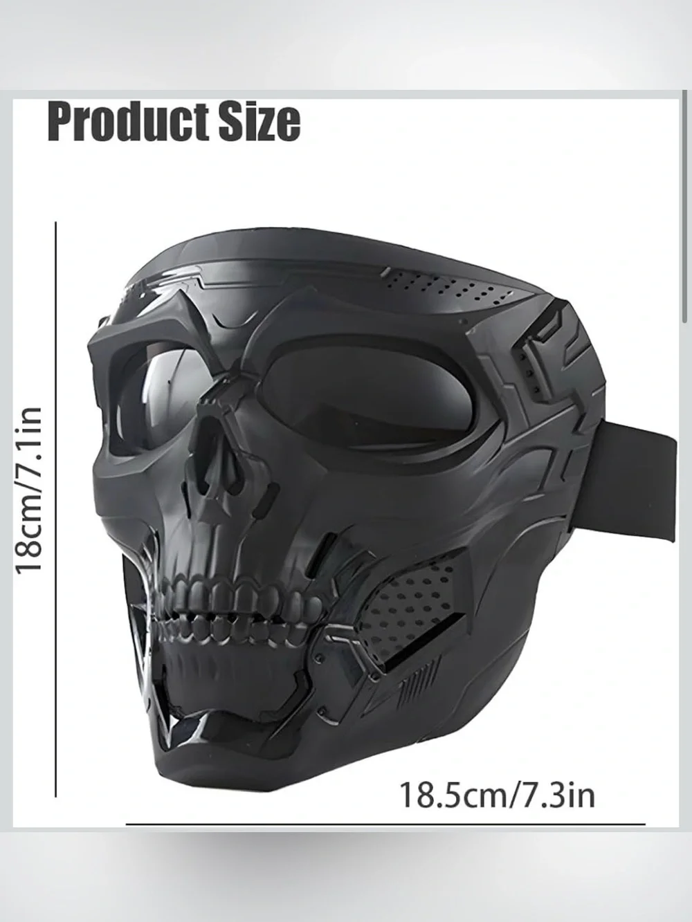 Motorcycle helmet riding goggles anti-fog face mask
